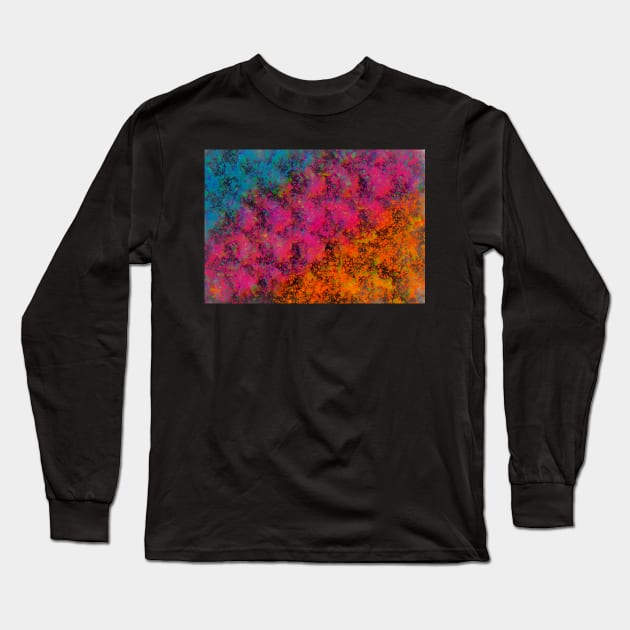 Speckled graffiti Long Sleeve T-Shirt by kcrystalfriend